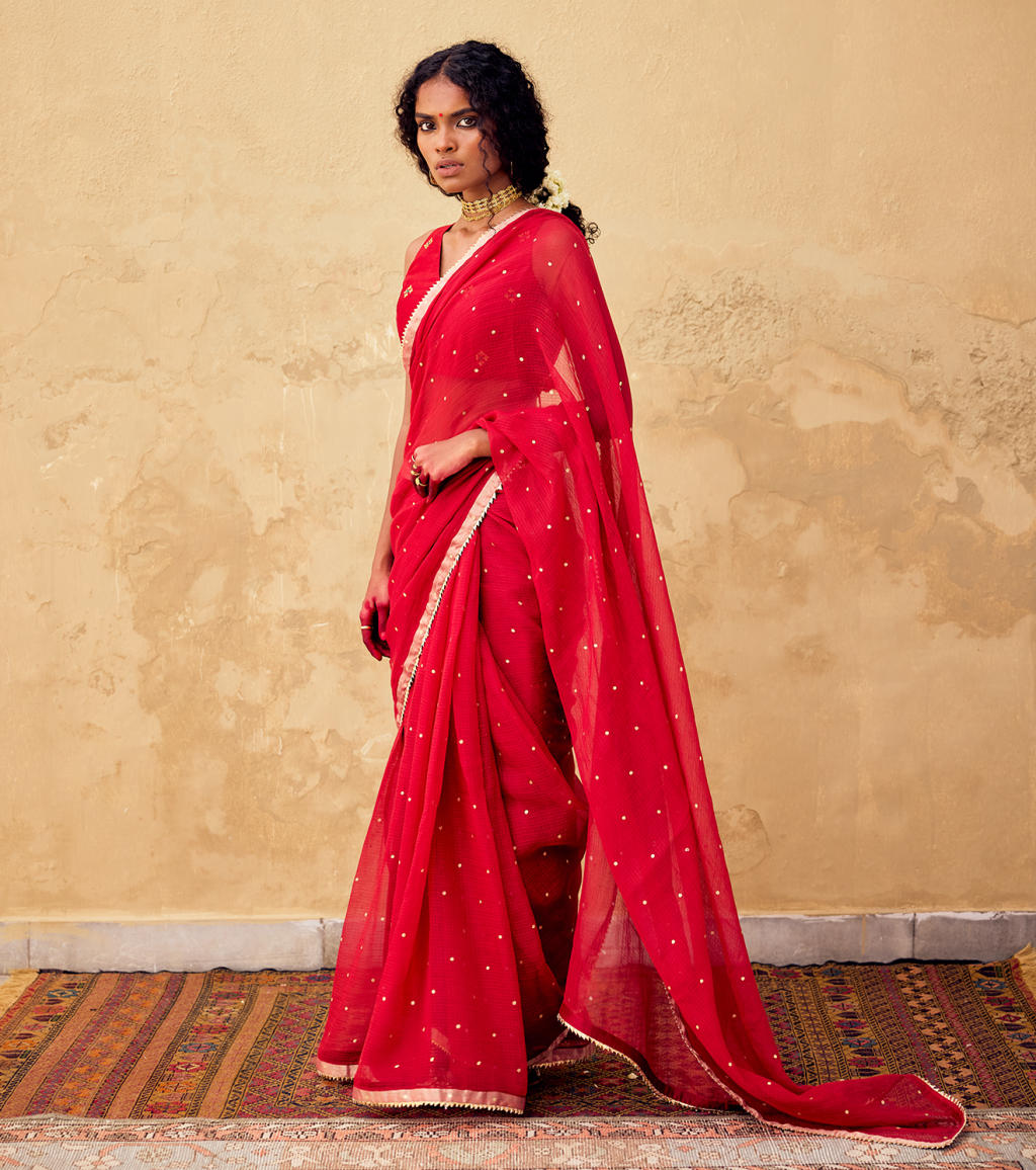 Maharani saree with blouse