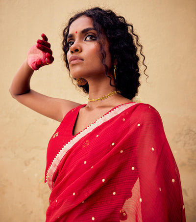 Maharani saree with blouse