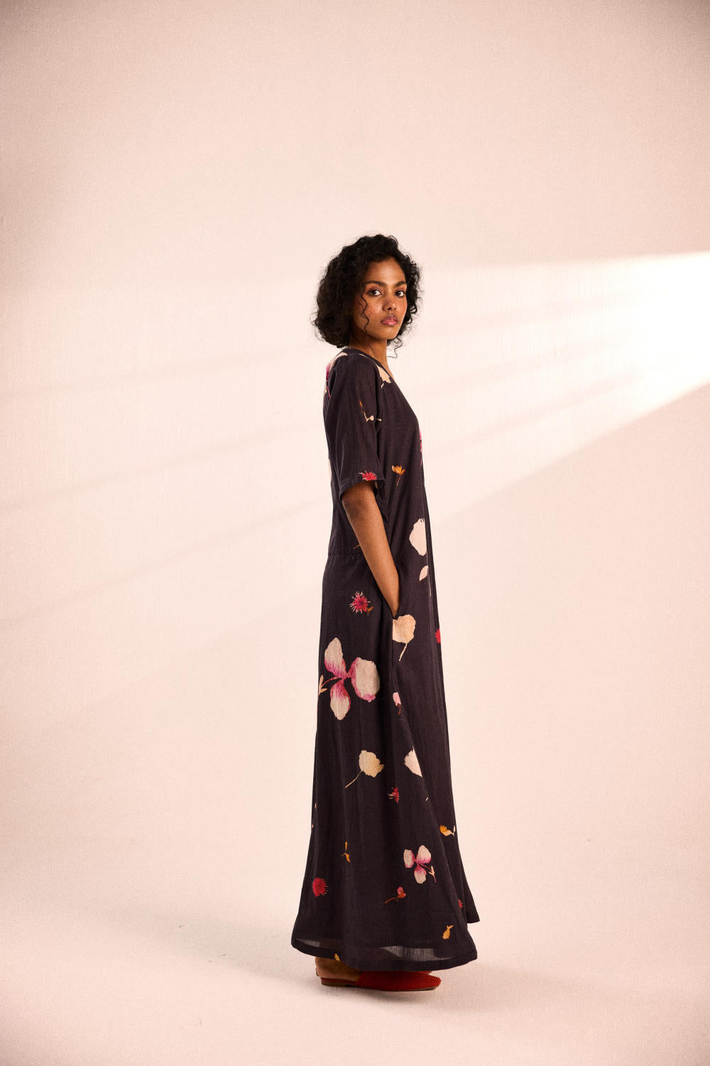 Charcoal gardens jumpsuit