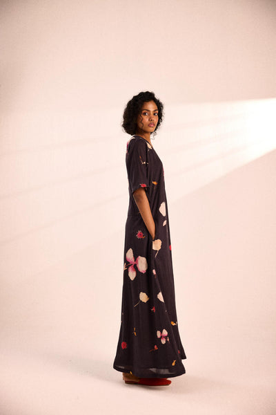 Charcoal gardens jumpsuit