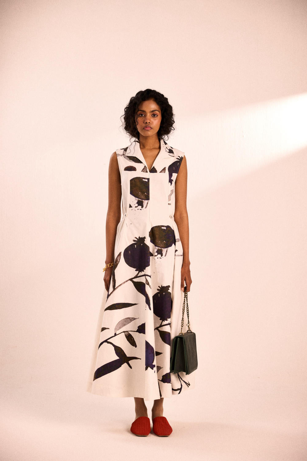 Ink and ivory dress