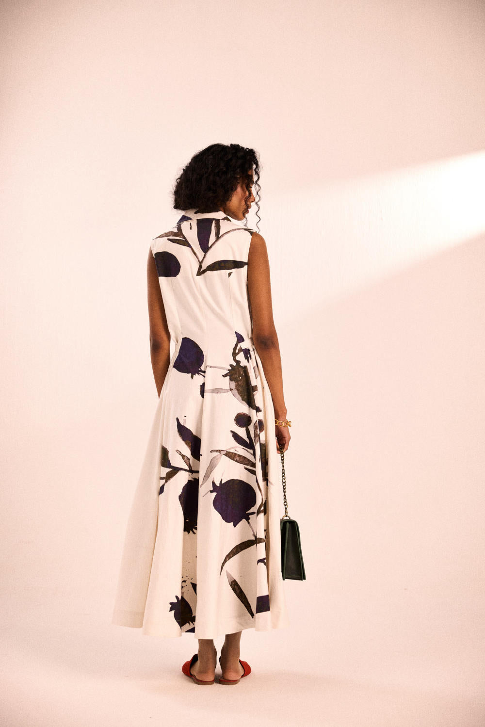Ink and ivory dress