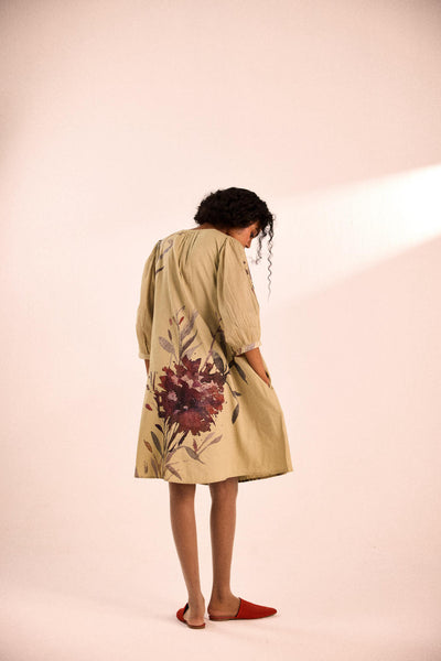 Moss bloom dress