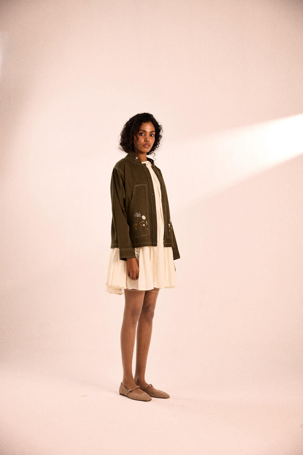 Sage flora jacket