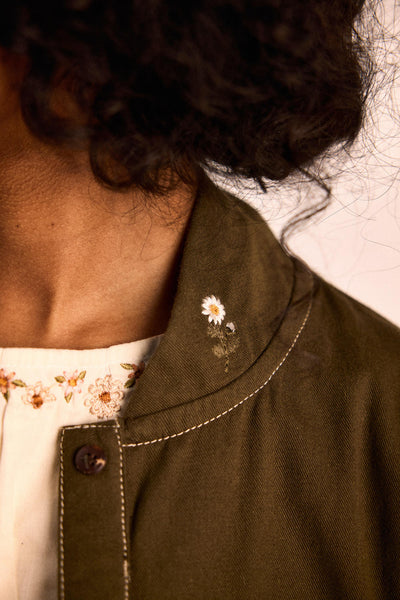 Sage flora jacket