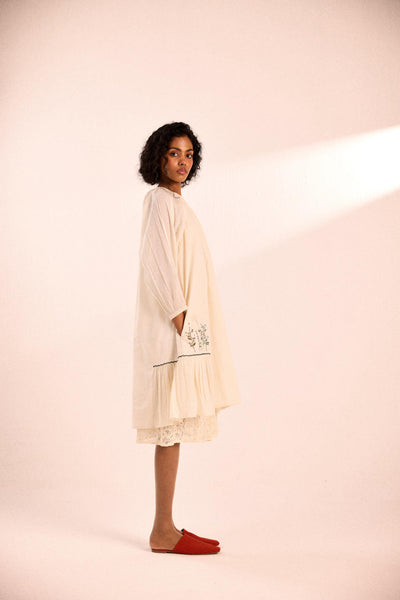 Peony dress with slip