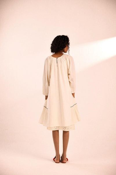 Peony dress with slip