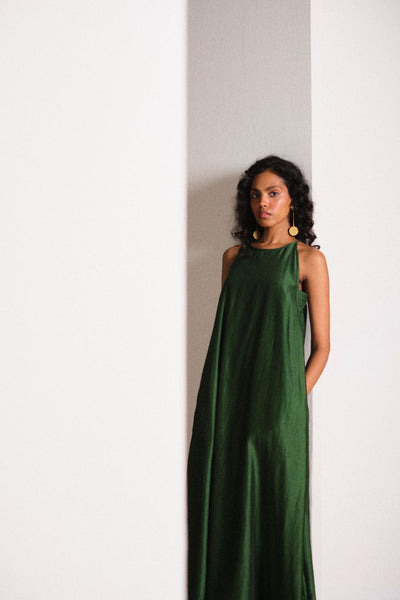 Vriksh Silk Gown