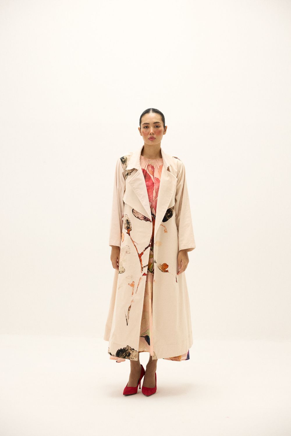 Clay Echo Trench Coat
