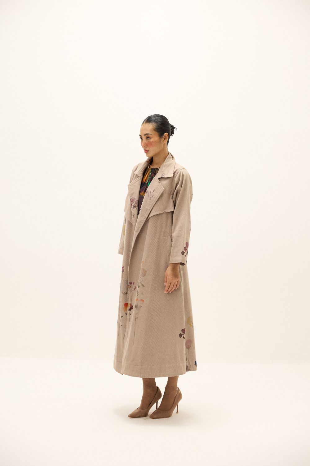 Taupe Trench Coat