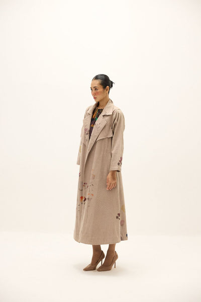 Taupe Trench Coat
