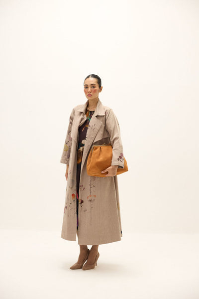 Taupe Trench Coat