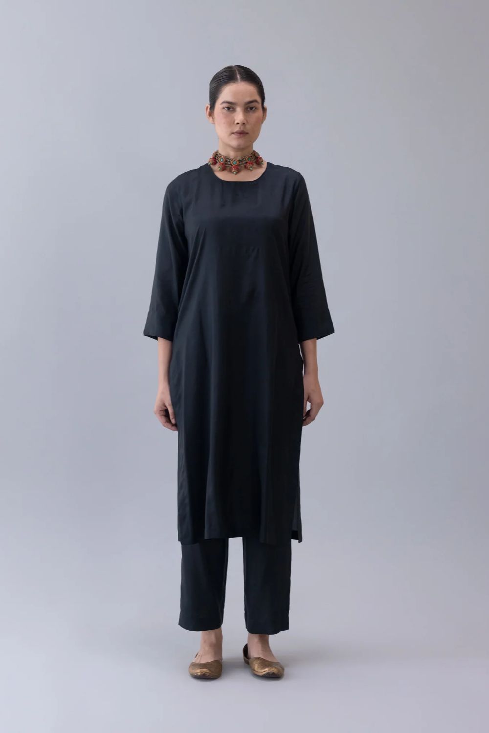Kalchakra Kurta-Black