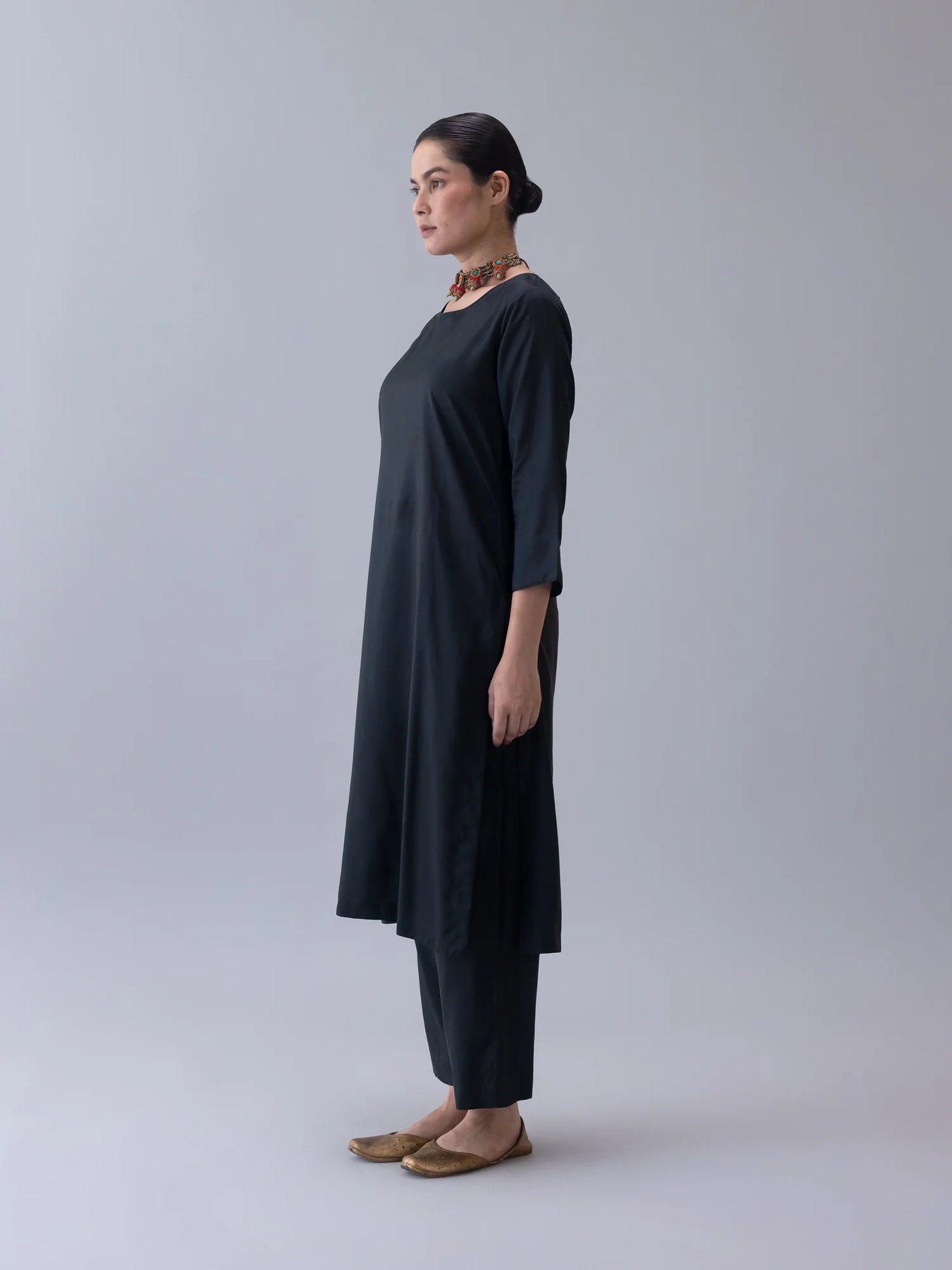 Kalchakra Kurta-Black