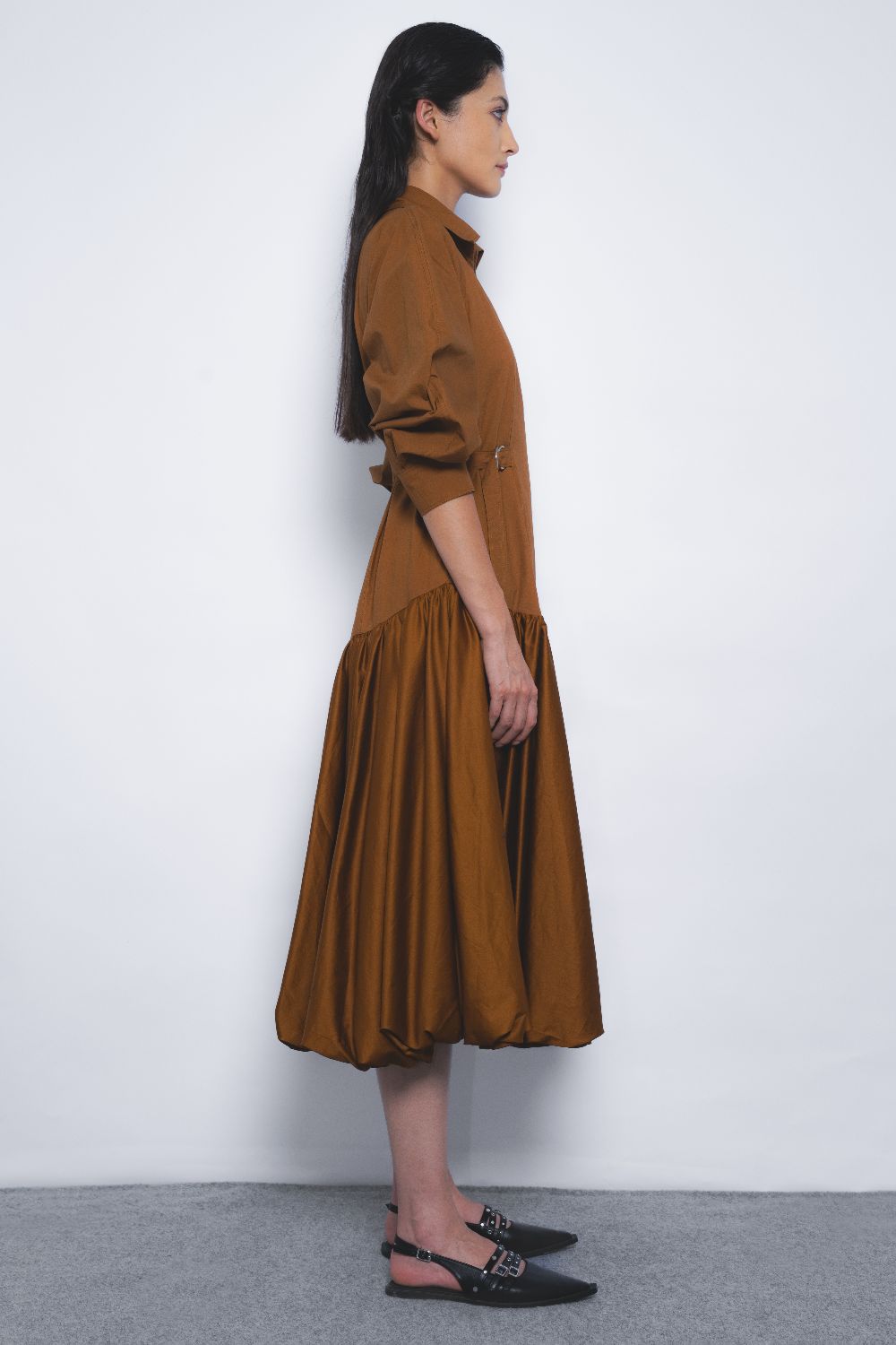 Kiho Dress - Tobacco
