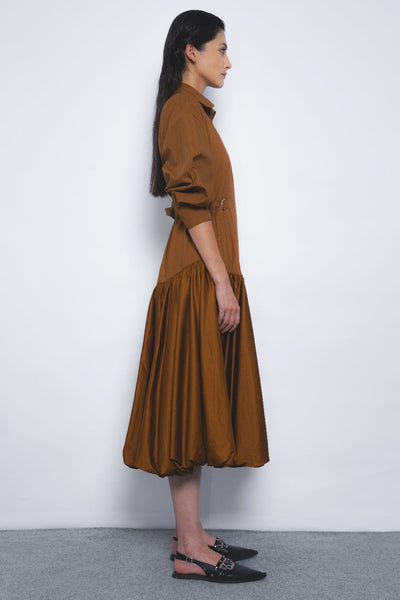 Kiho Dress - Tobacco