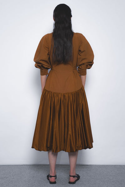 Kiho Dress - Tobacco
