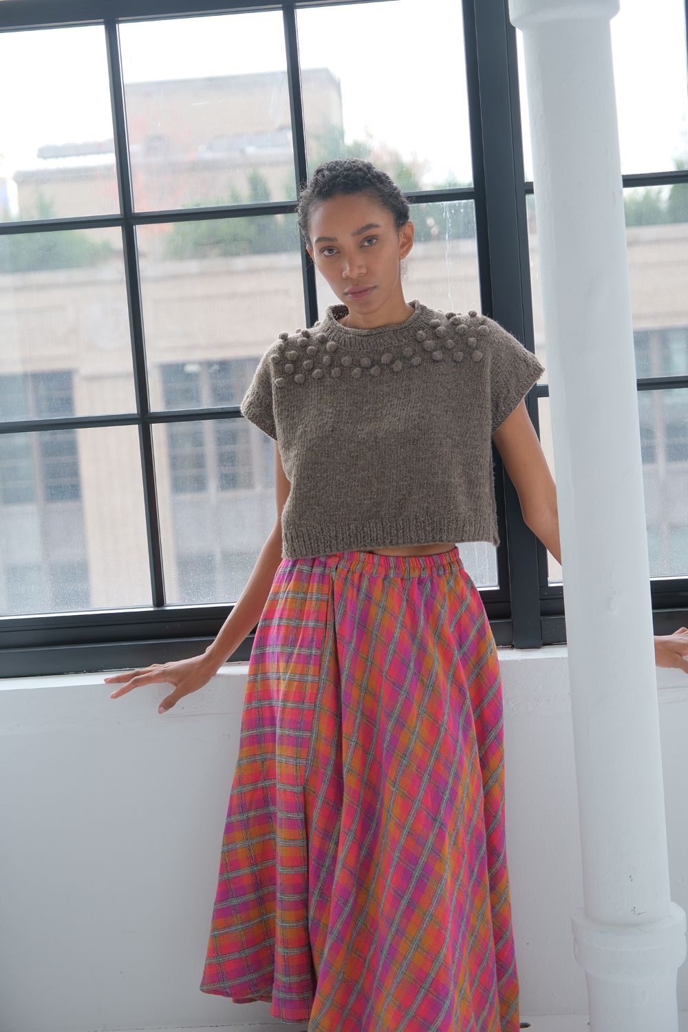 Knotted Mocha Sweater