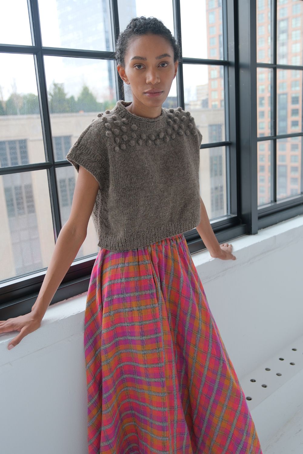 Knotted Mocha Sweater