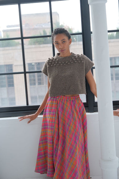 Knotted Mocha Sweater