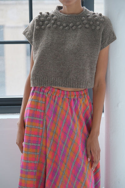 Knotted Mocha Sweater