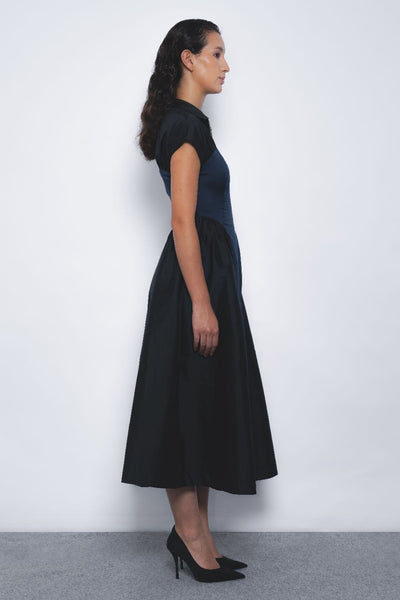 Kona Dress - Black and Navy