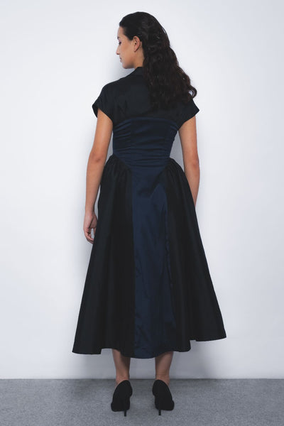 Kona Dress - Black and Navy