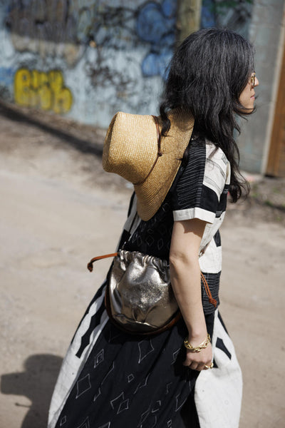 Kusum shirt-Black and White