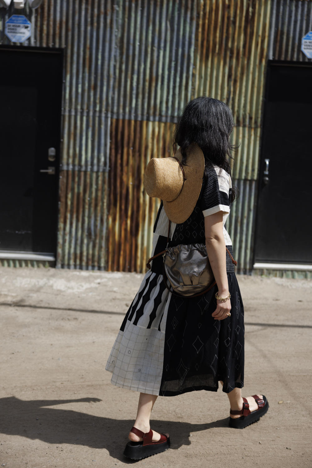 Kusum shirt-Black and White