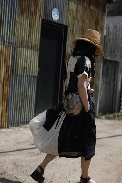 Kusum shirt-Black and White