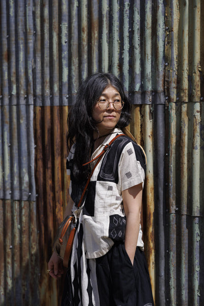 Kusum shirt-Black and White