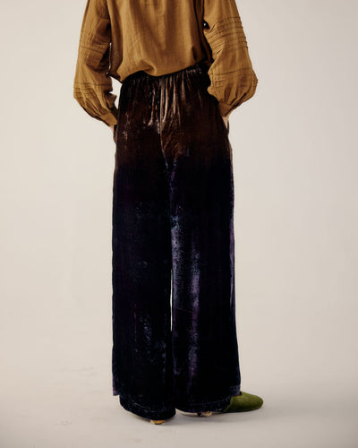 LOUNGE PANTS-Brown Purple Ombre