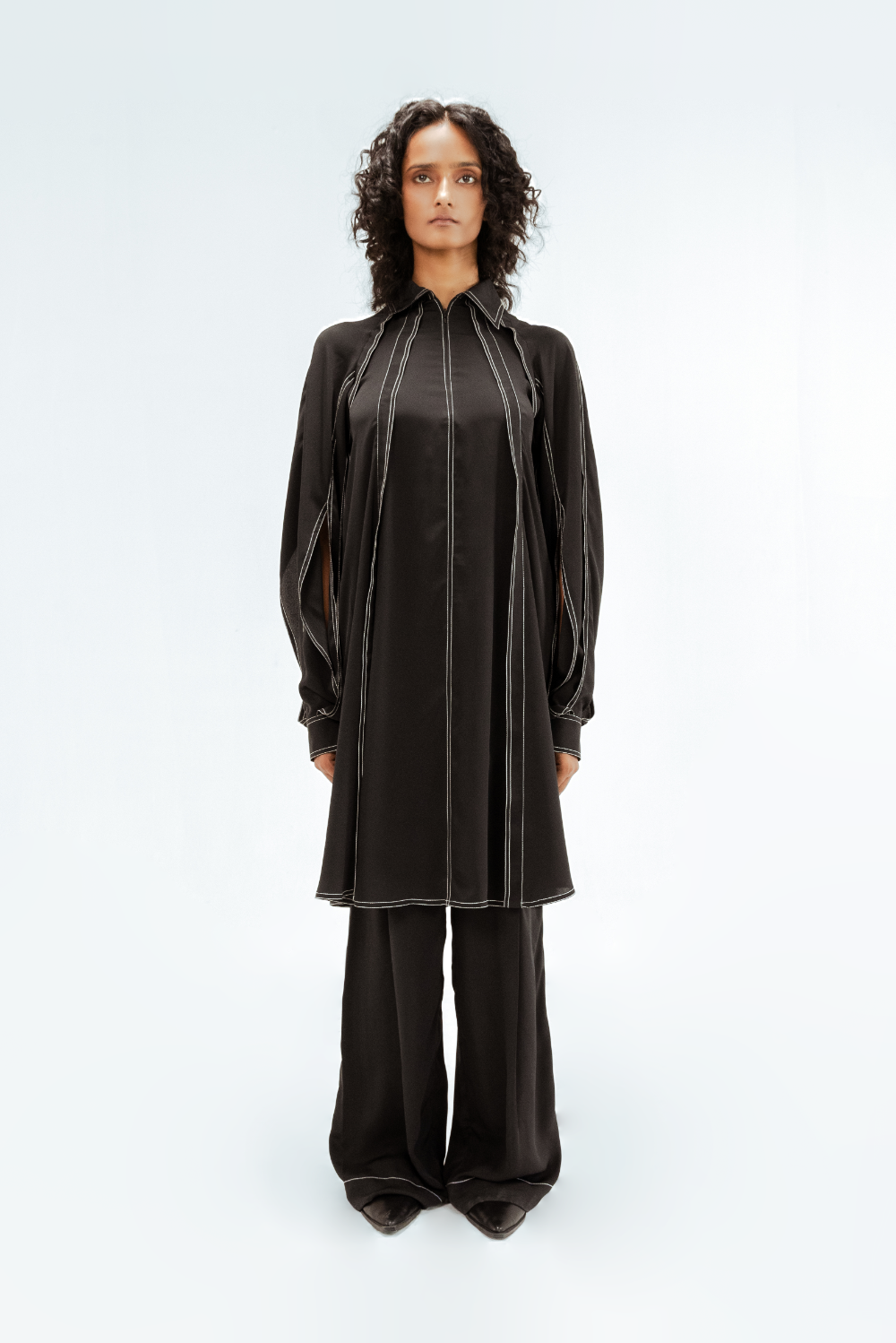 Caris Crepe Top & Pant Set