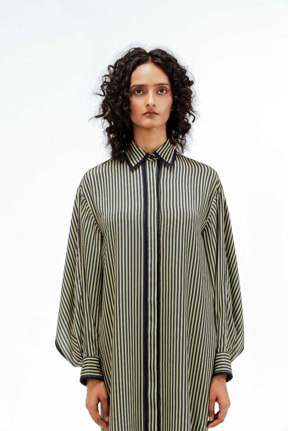 Elian Crepe Shirt Dress