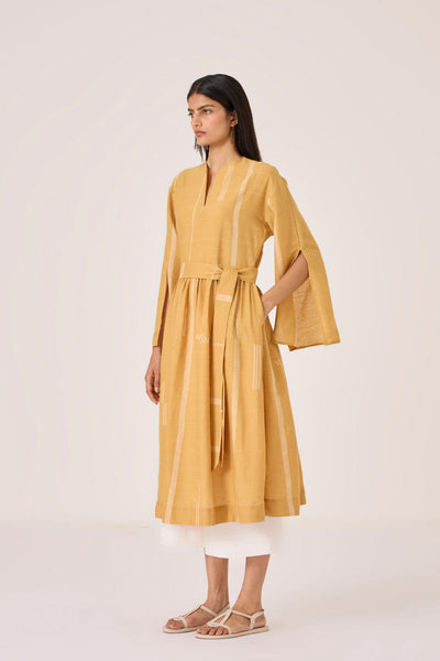 Lakmal Yellow Handwoven Set