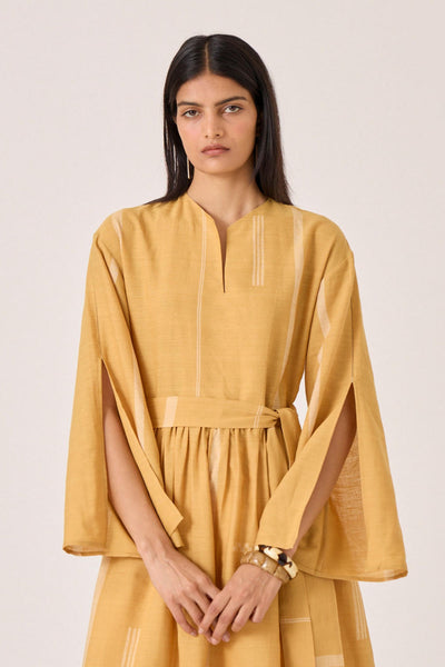 Lakmal Yellow Handwoven Set