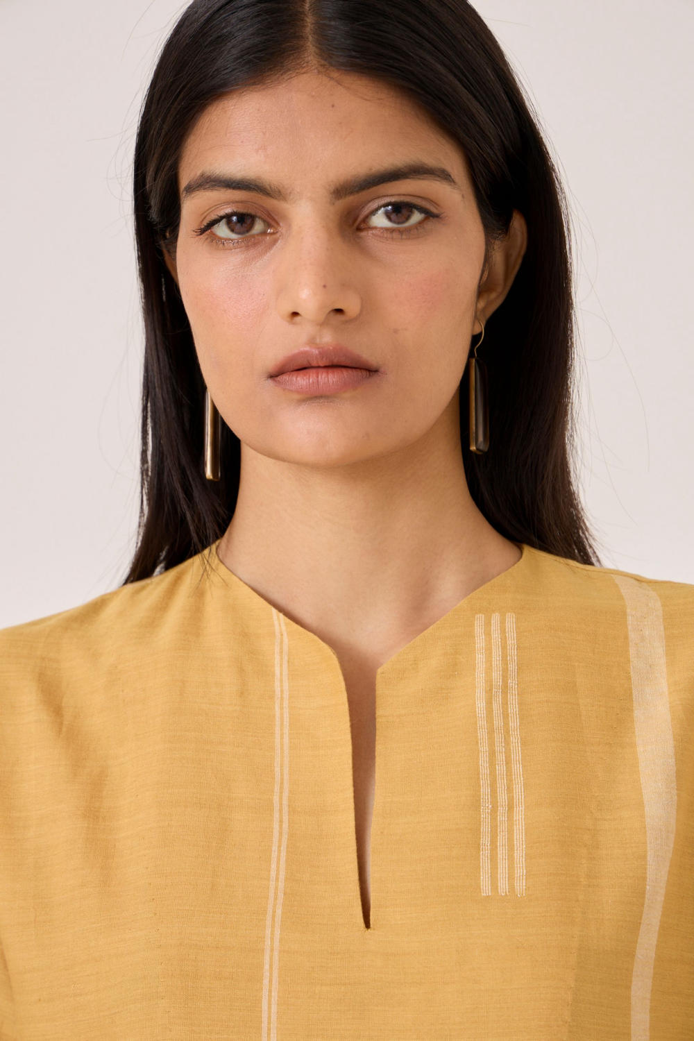 Lakmal Yellow Handwoven Set
