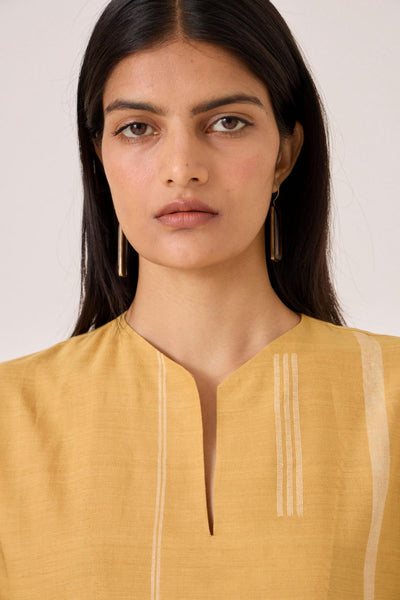 Lakmal Yellow Handwoven Set
