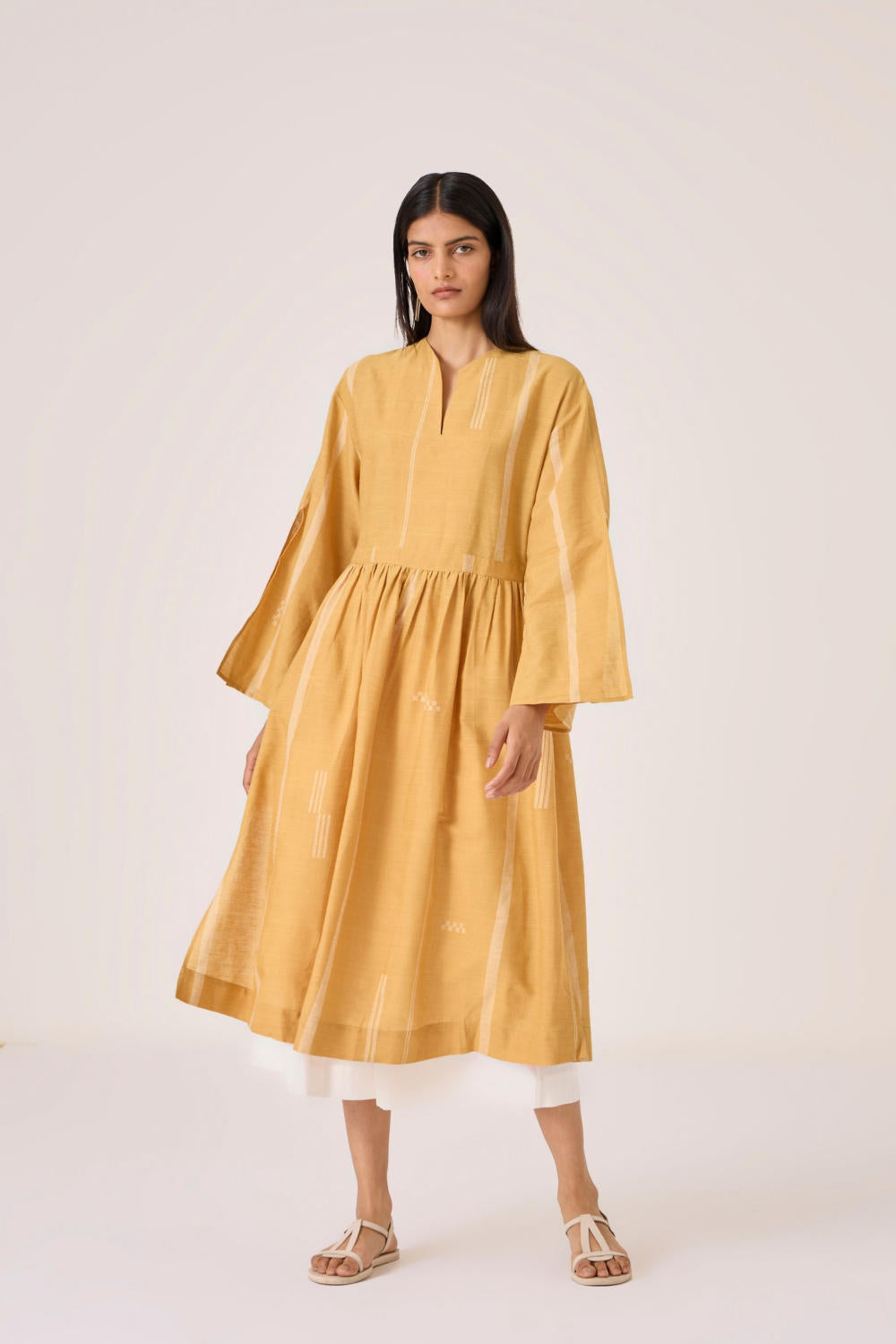 Lakmal Yellow Handwoven Set