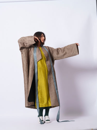 Leaf overlay-Grey + Multi