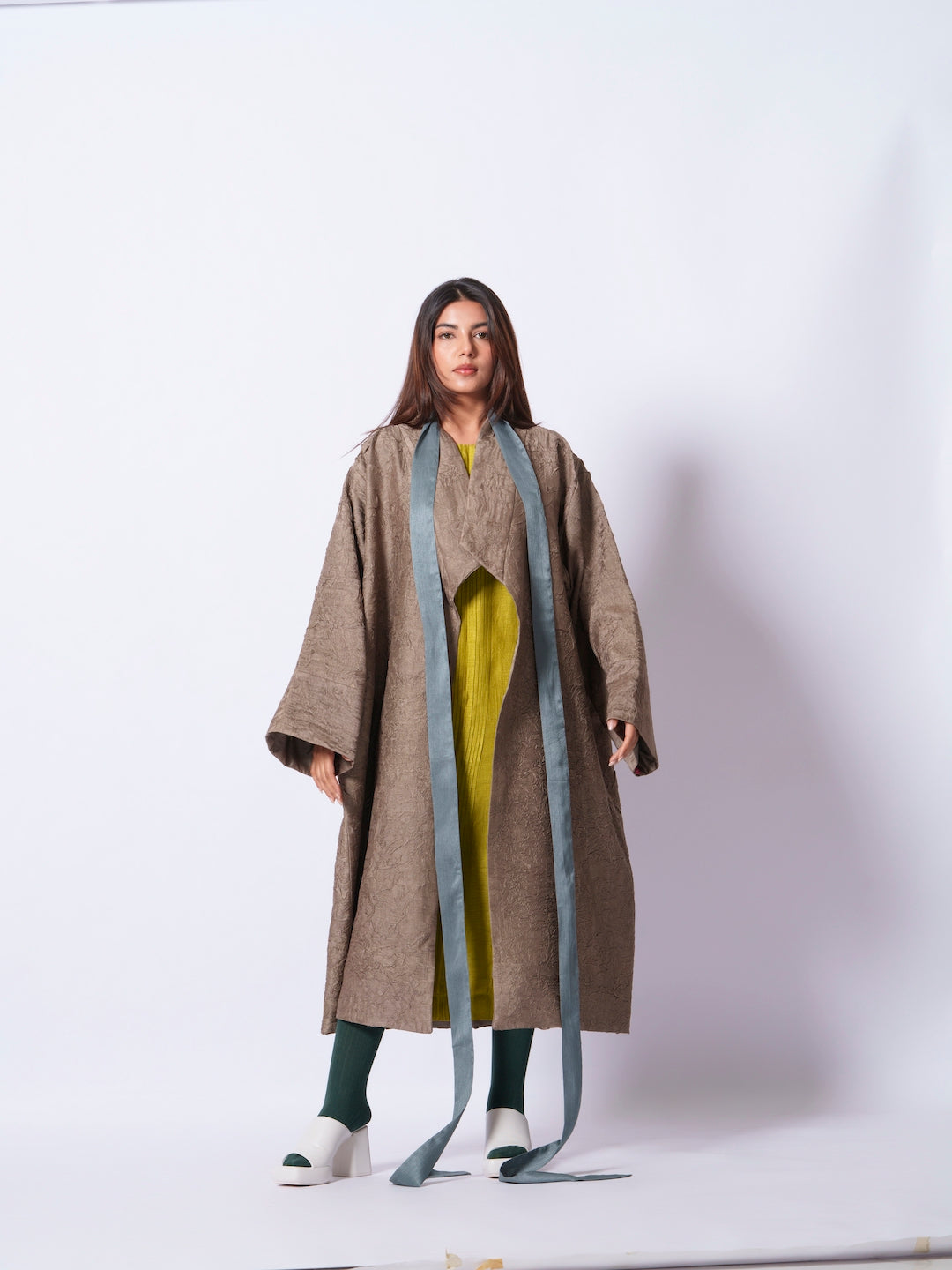 Leaf overlay-Grey + Multi