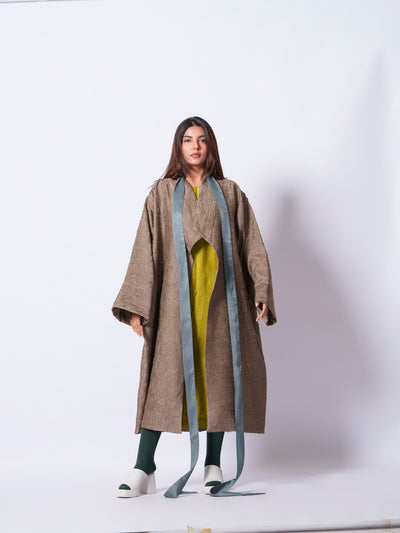 Leaf overlay-Grey + Multi