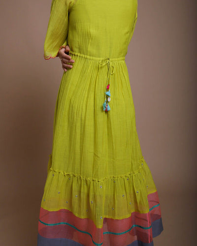 Life in Pink Tiered Dress