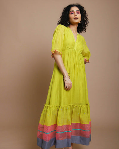 Life in Pink Tiered Dress