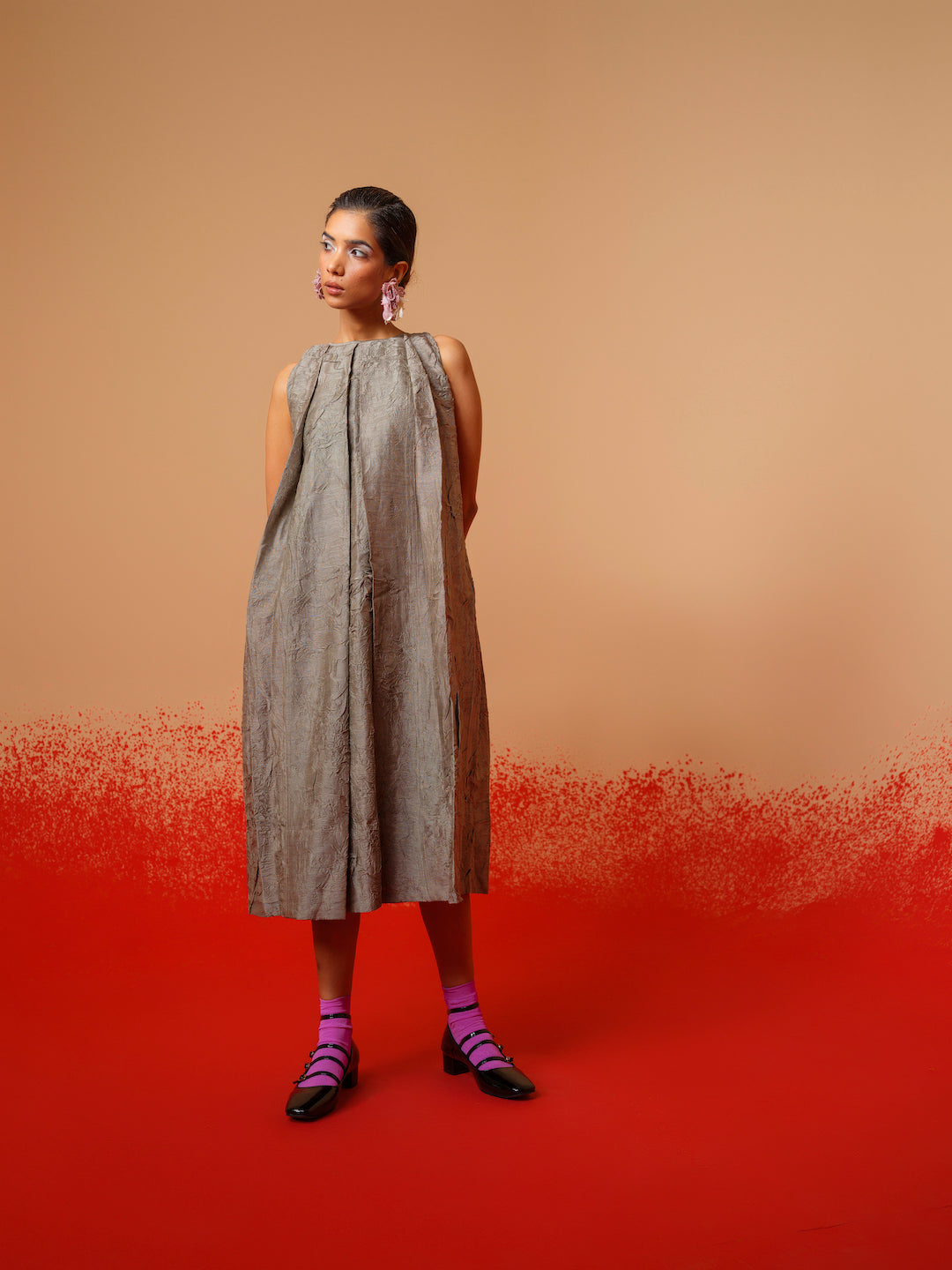 Stone Dress-Grey
