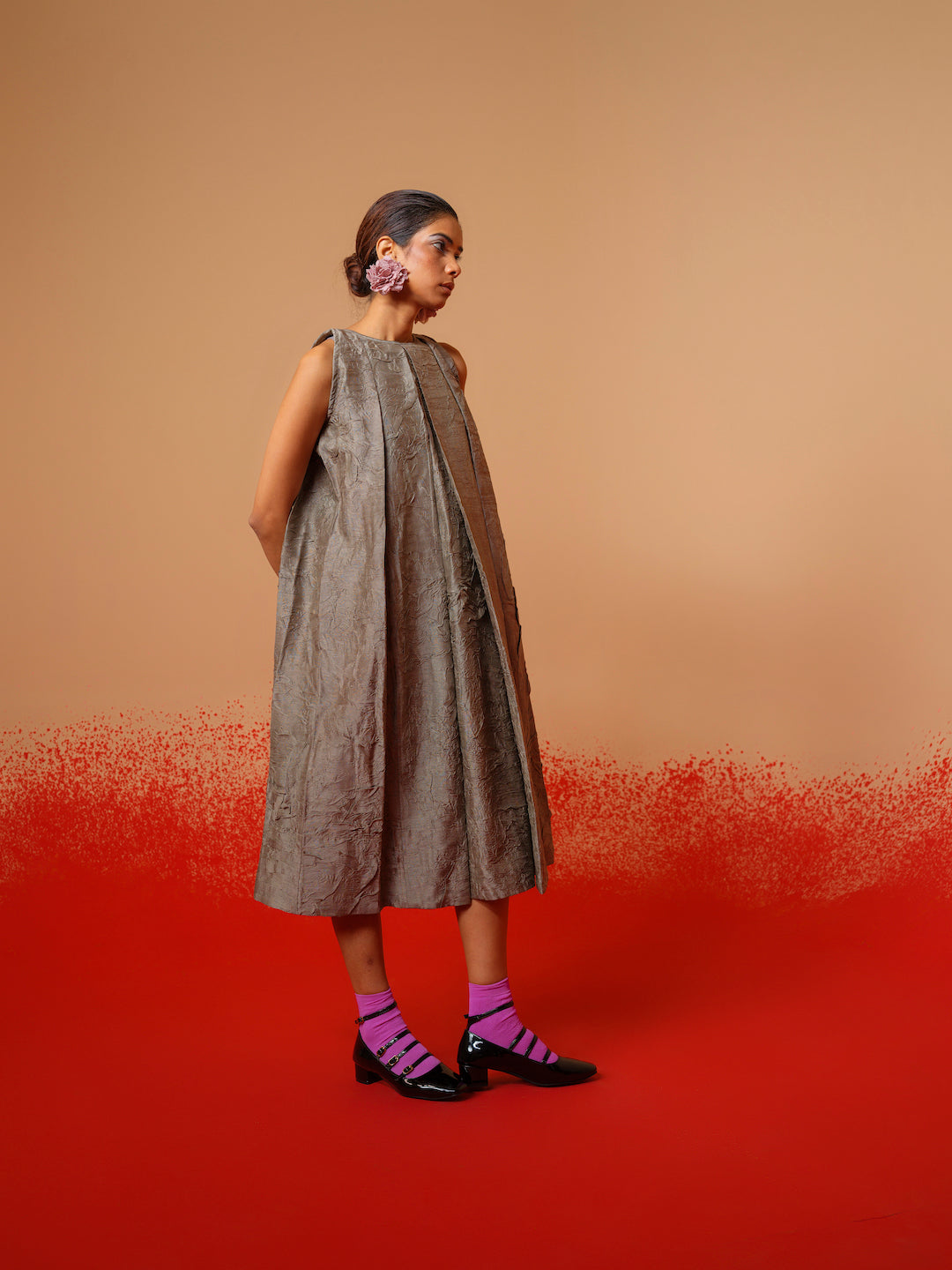 Stone Dress-Grey