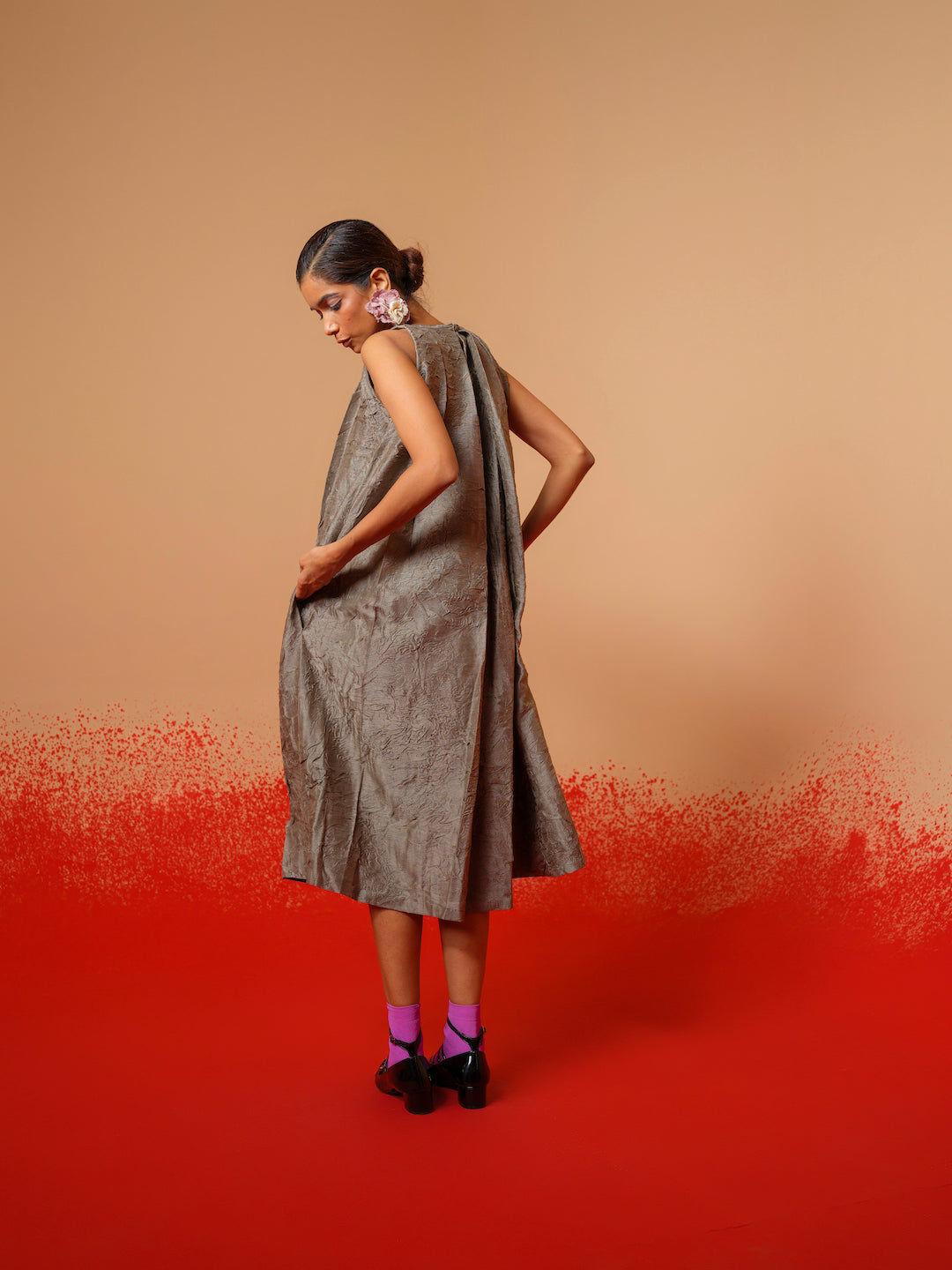 Stone Dress-Grey