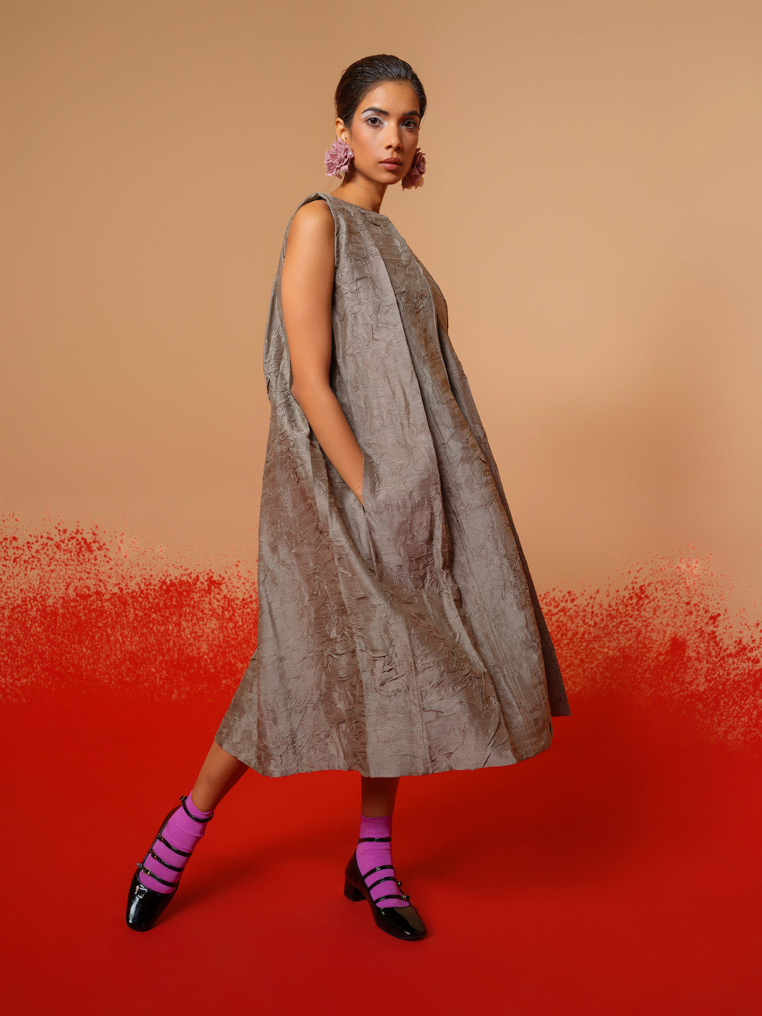 Stone Dress-Grey