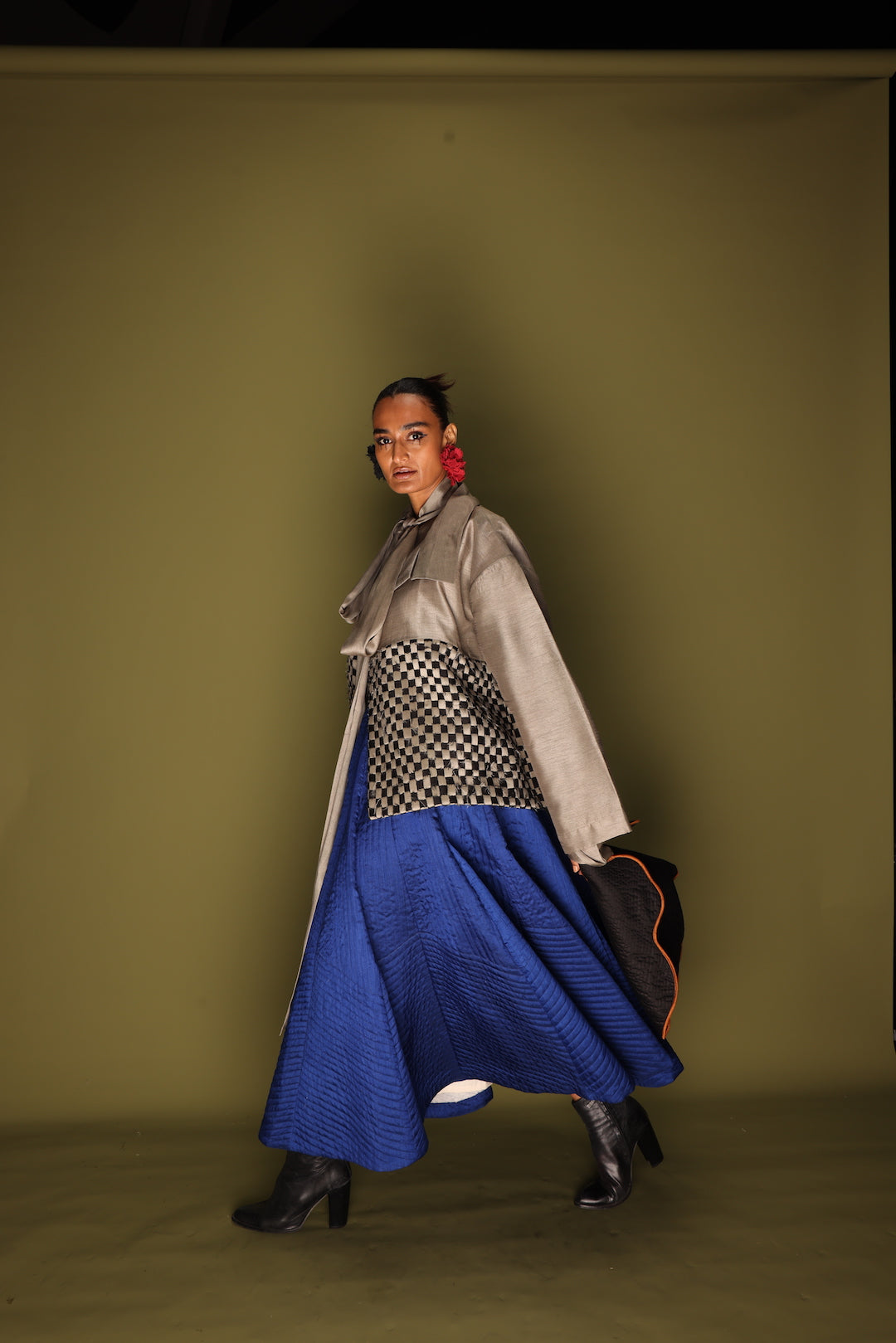 Loom Skirt-Blue