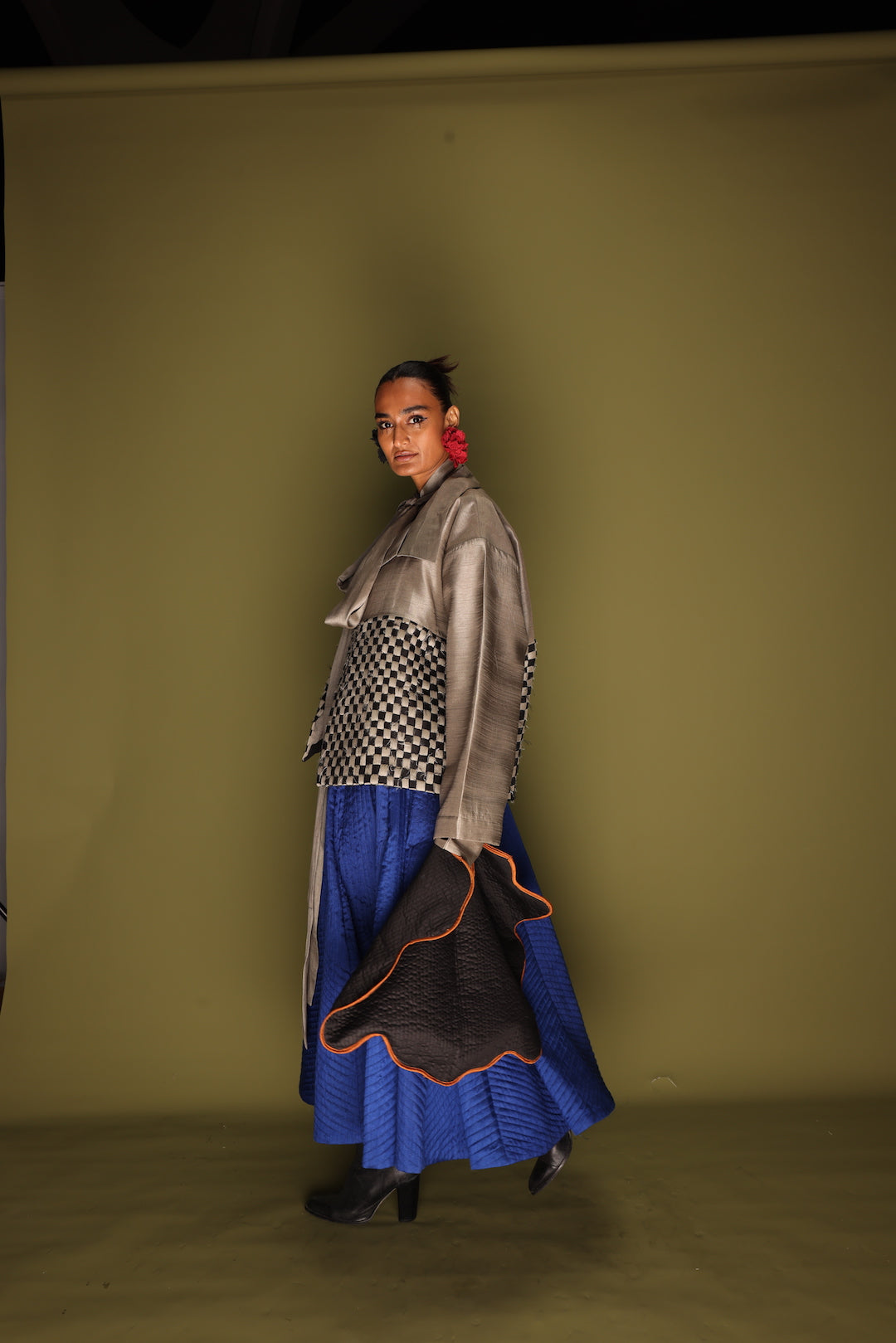 Loom Skirt-Blue